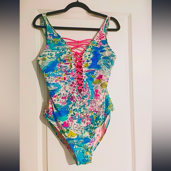 Lilly Pulitzer Other - Lilly Pulitzer Lattice Swim Size 10